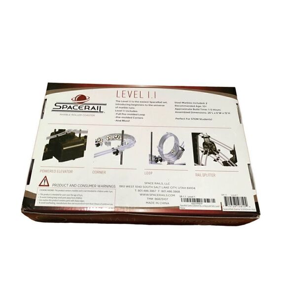 NEW SpaceRail Level 1.1 Marble Roller Coaster - Perfect for Stem Students - Picture 2 of 2